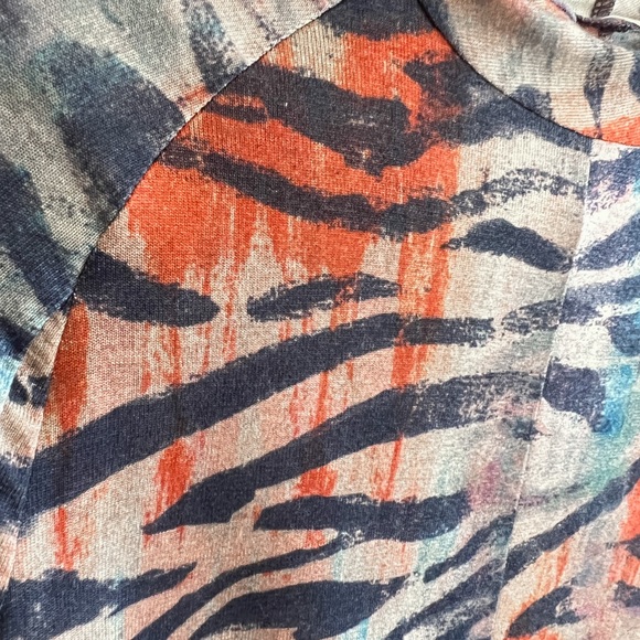 Free People Printed High Jump Long Sleeve, Size Medium - Picture 6 of 6